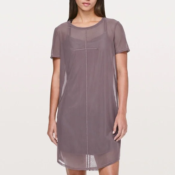 lululemon mesh dress Mesh Cutout Long-Sleeve Dress *SLNSH Collection